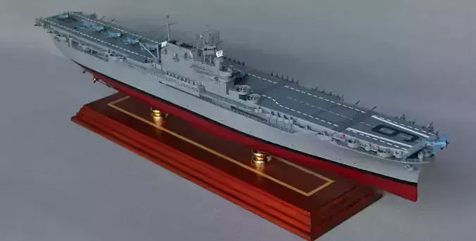 Warship 3D print model