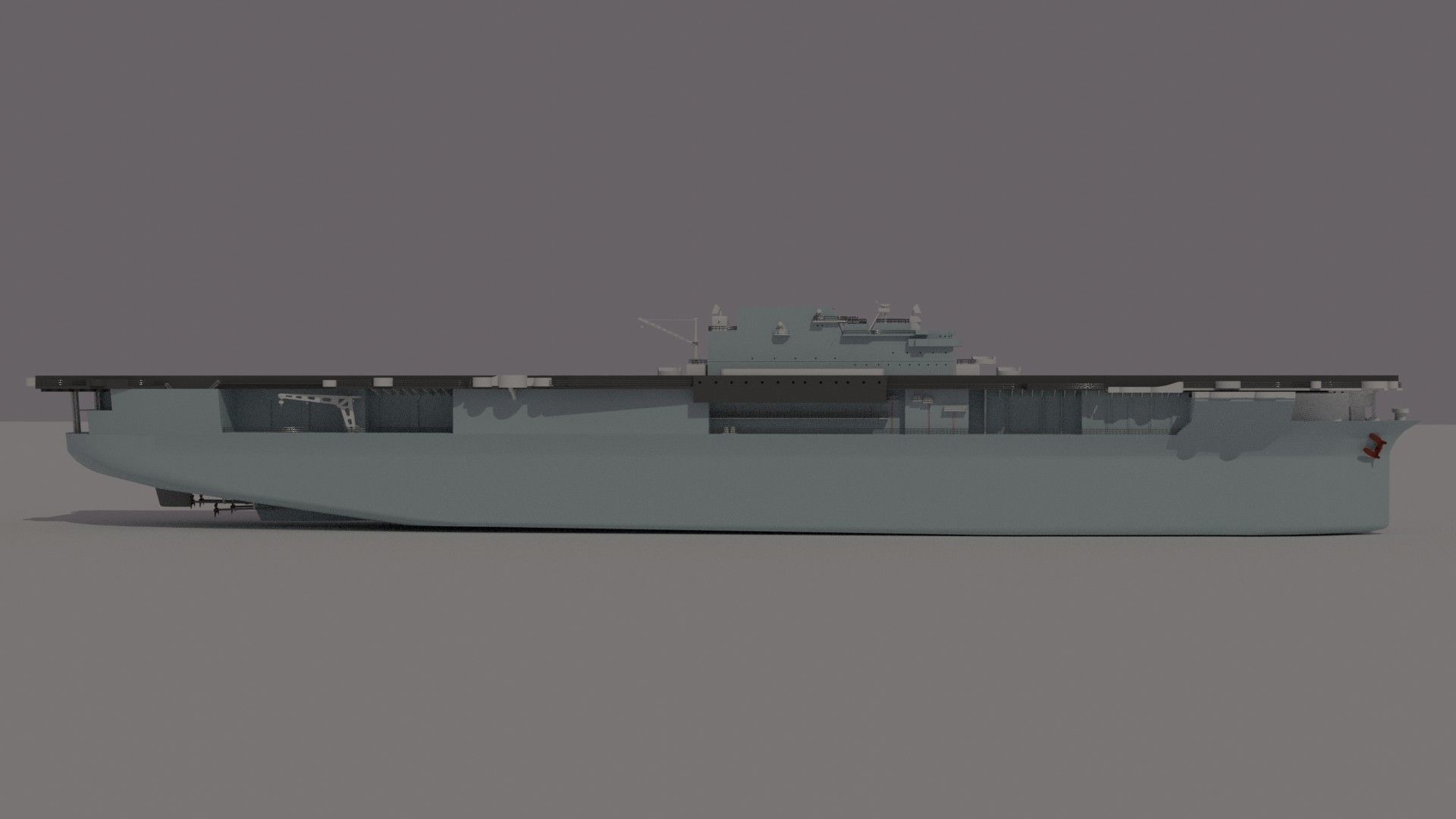 Warship 3D print model_10