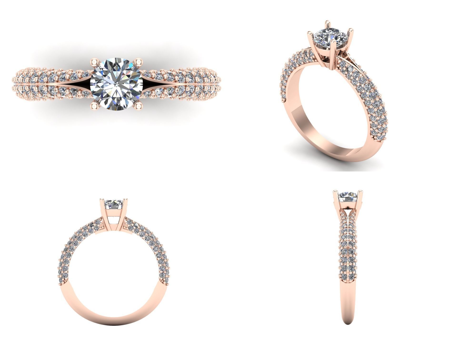 Ring iz15 3D print model_3