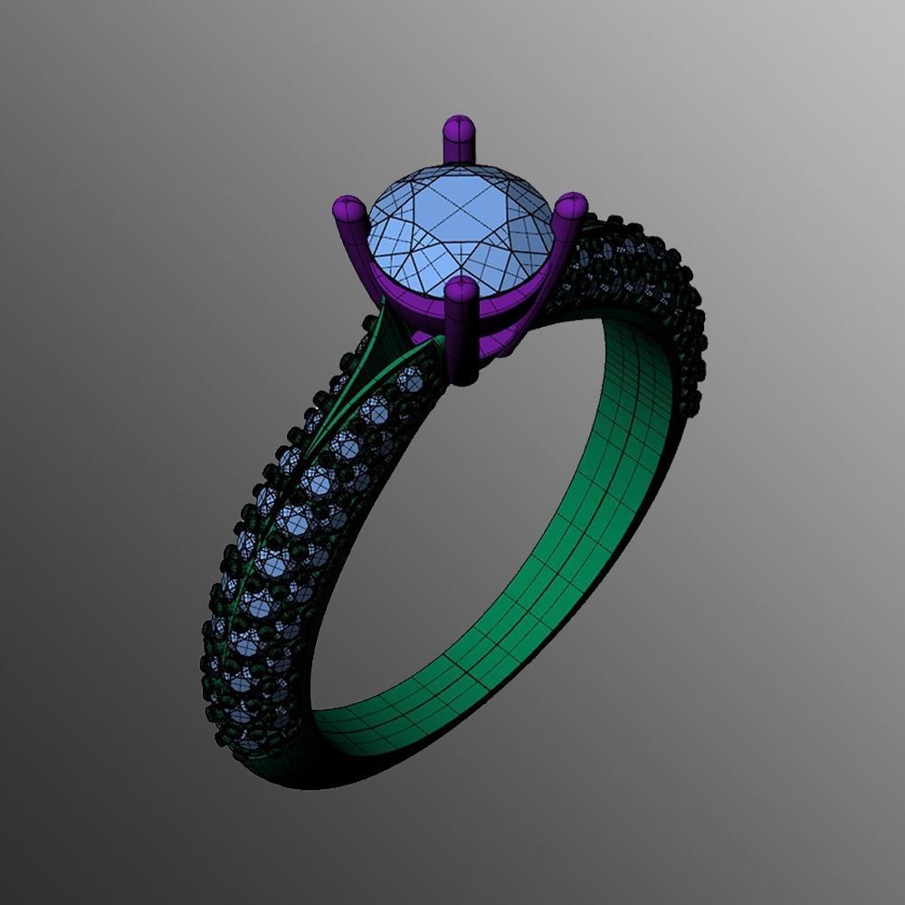 Ring iz15 3D print model_2