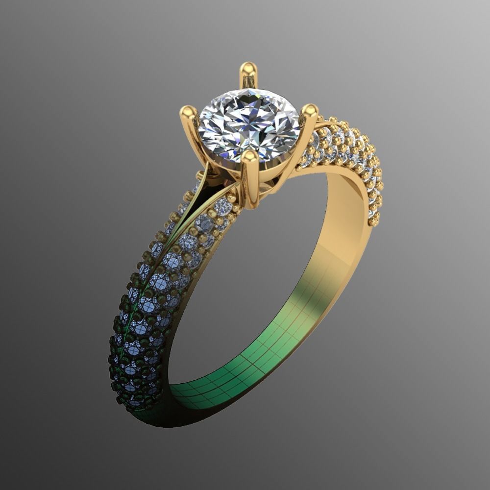 Ring iz15 3D print model_1