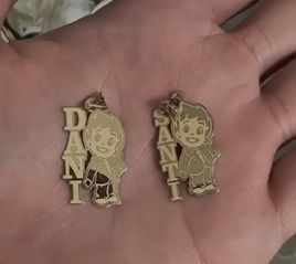 Boy pendent for lazer fiber machine 3D model_1