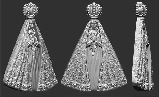 Our Lady of Aparecida - Nossa Senhora Aparecida 3D print model