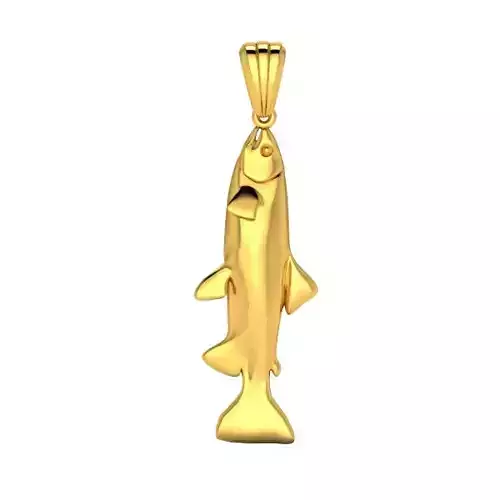 Fish Pendant 3D model