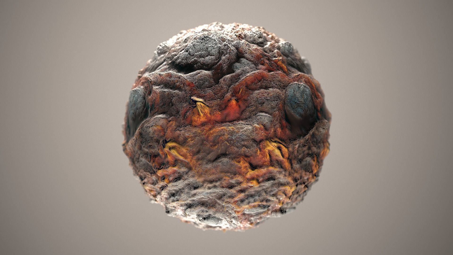 10 Materials Lava Seamless PBR Volume 2 Texture_4