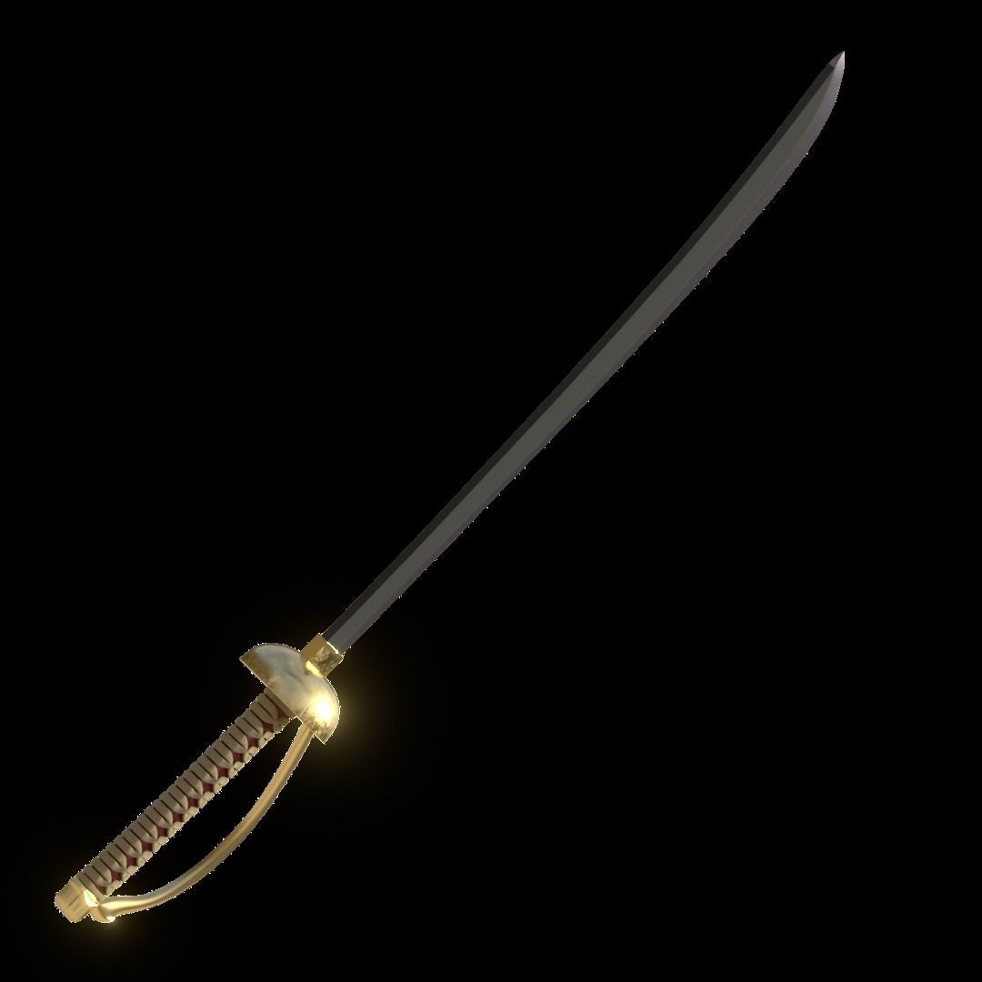 Ace Cutlass  D Roger  3D print model_2