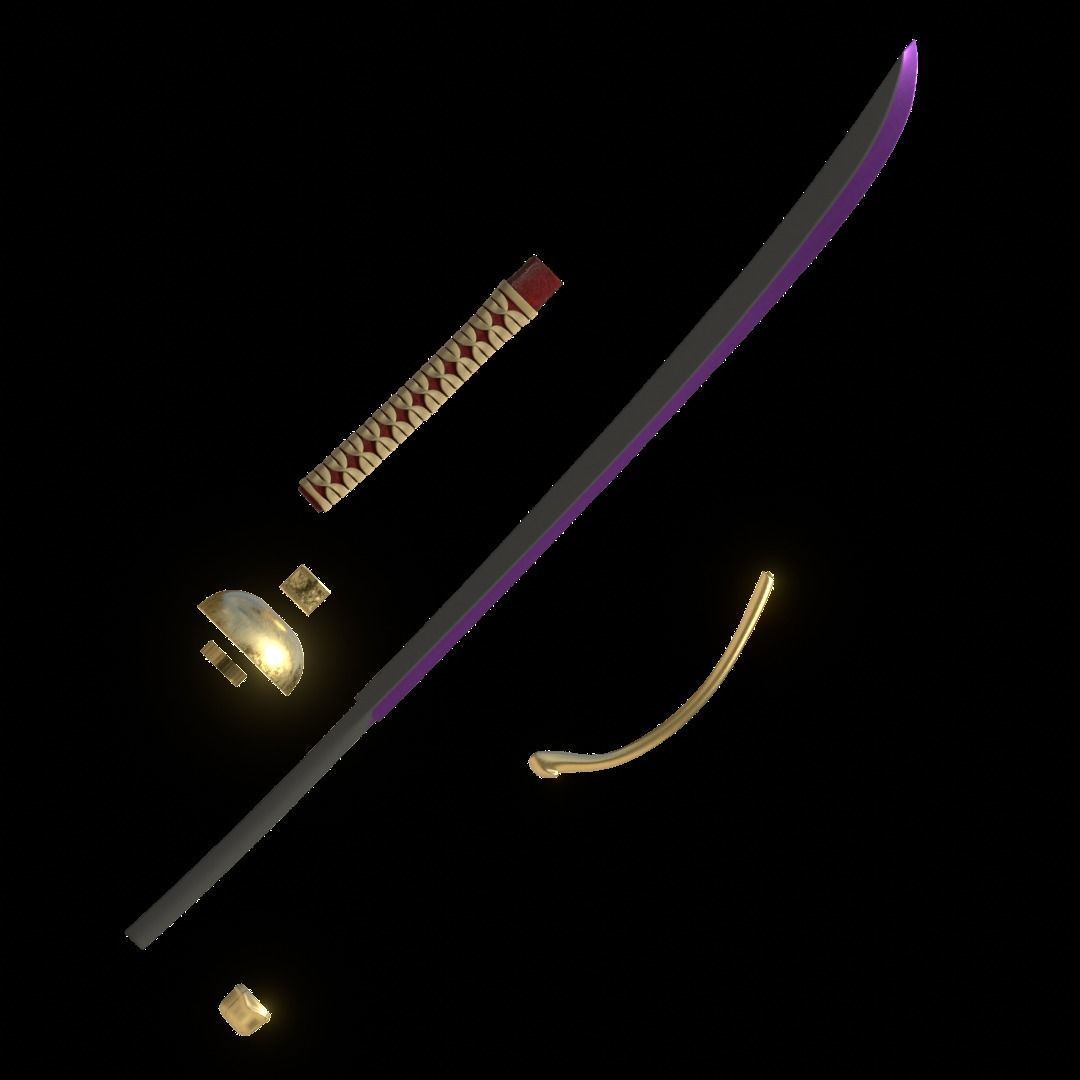 Ace Cutlass  D Roger  3D print model_6