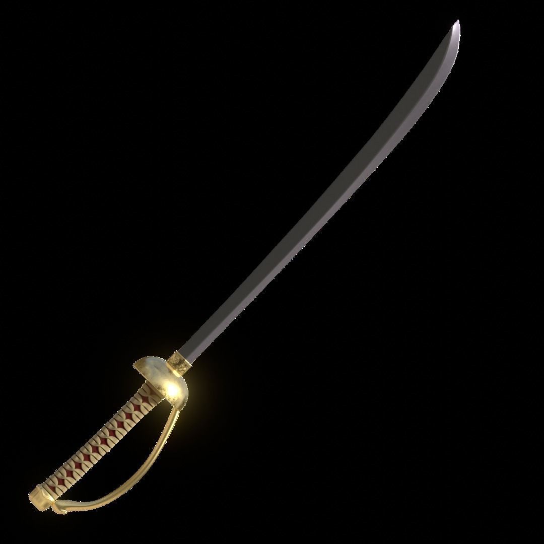 Ace Cutlass  D Roger  3D print model_1