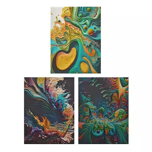 Pictures 6 mockup of empty cardboard boxes