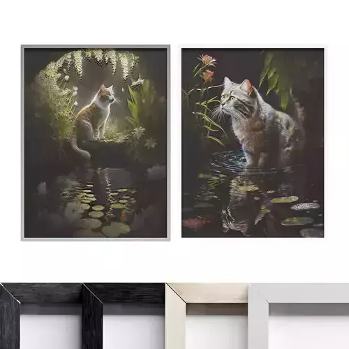 Pictures 8 mirrors for bathroom wall -