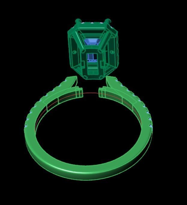 Ring iz22 3D print model_5