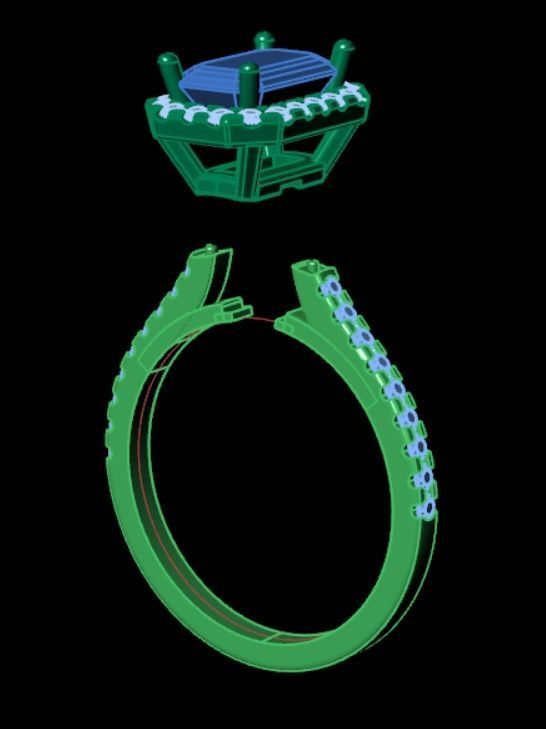 Ring iz22 3D print model_7