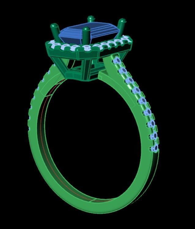 Ring iz22 3D print model_6