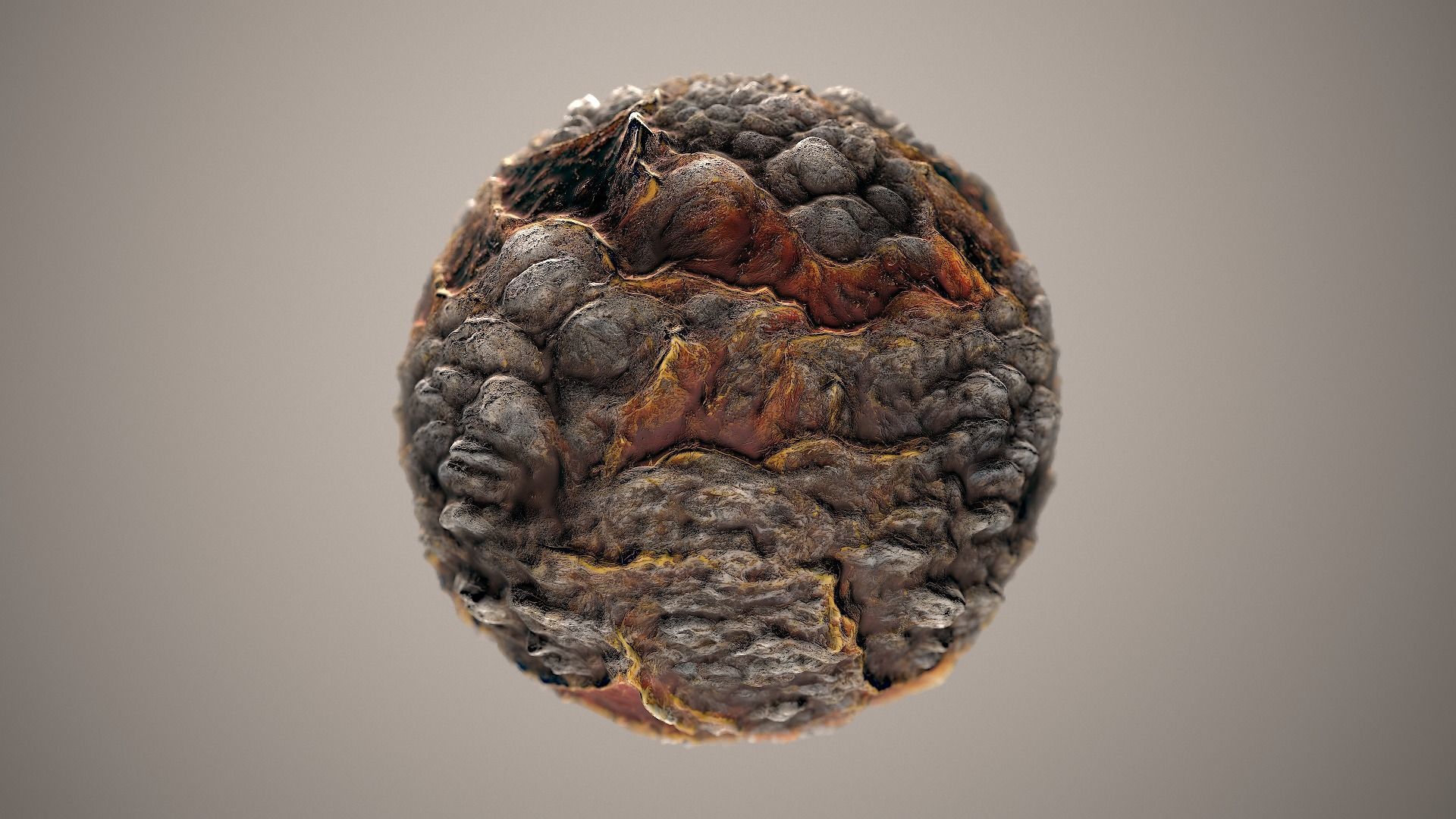 10 Materials Lava Seamless PBR Volume 3 Texture_9