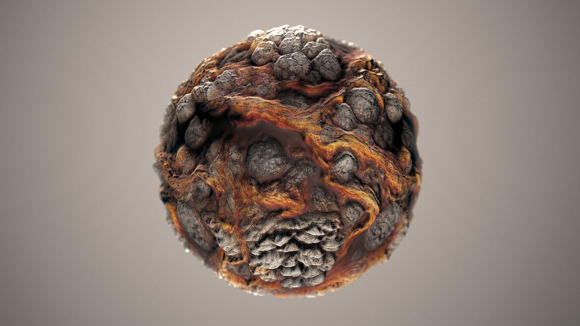 10 Materials Lava Seamless PBR Volume 3 Texture_4