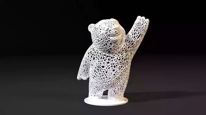 White Bear 3D print model