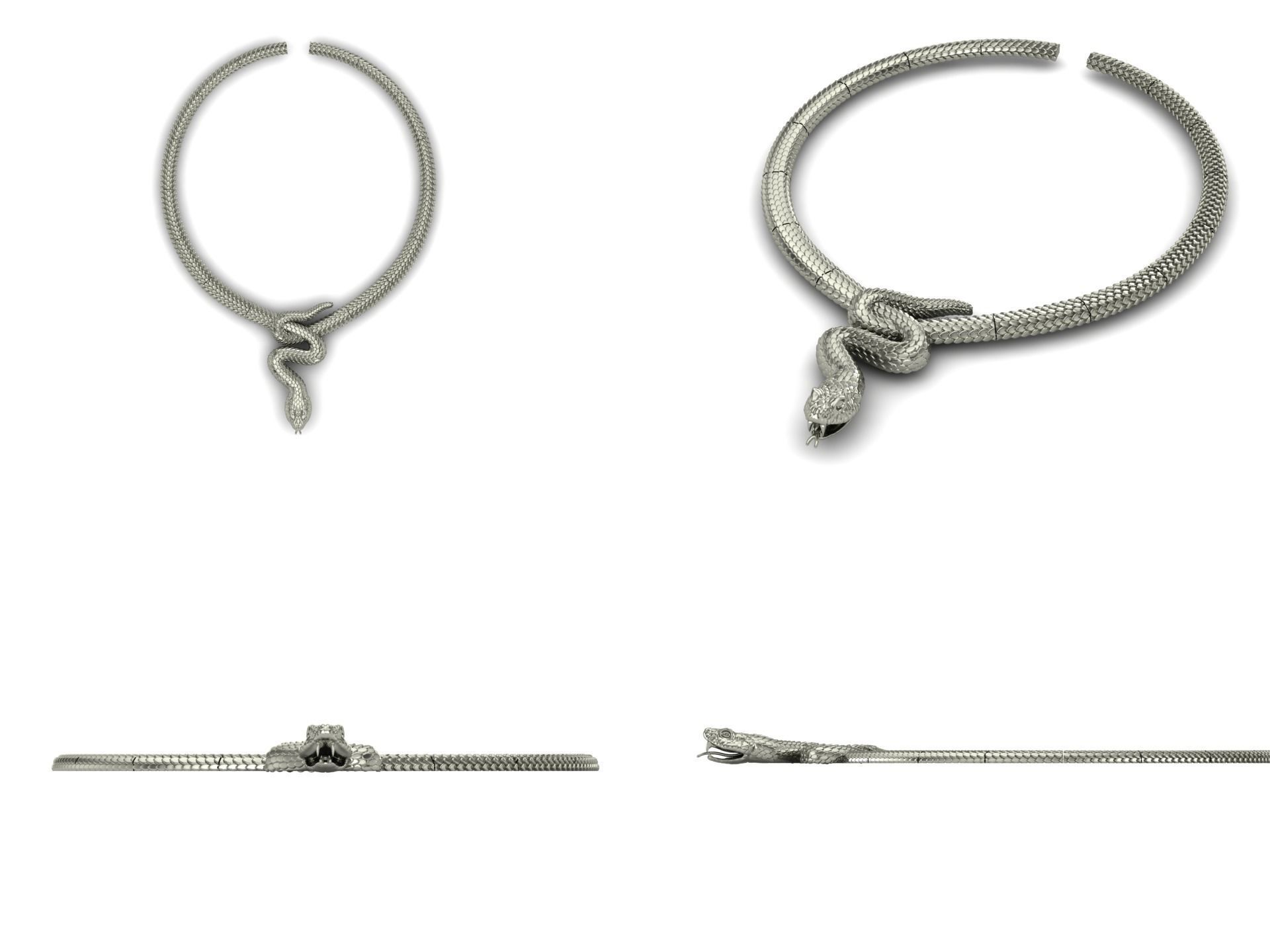  necklace od17 3D print model_3