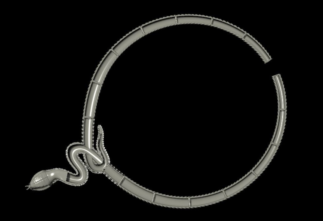  necklace od17 3D print model_20