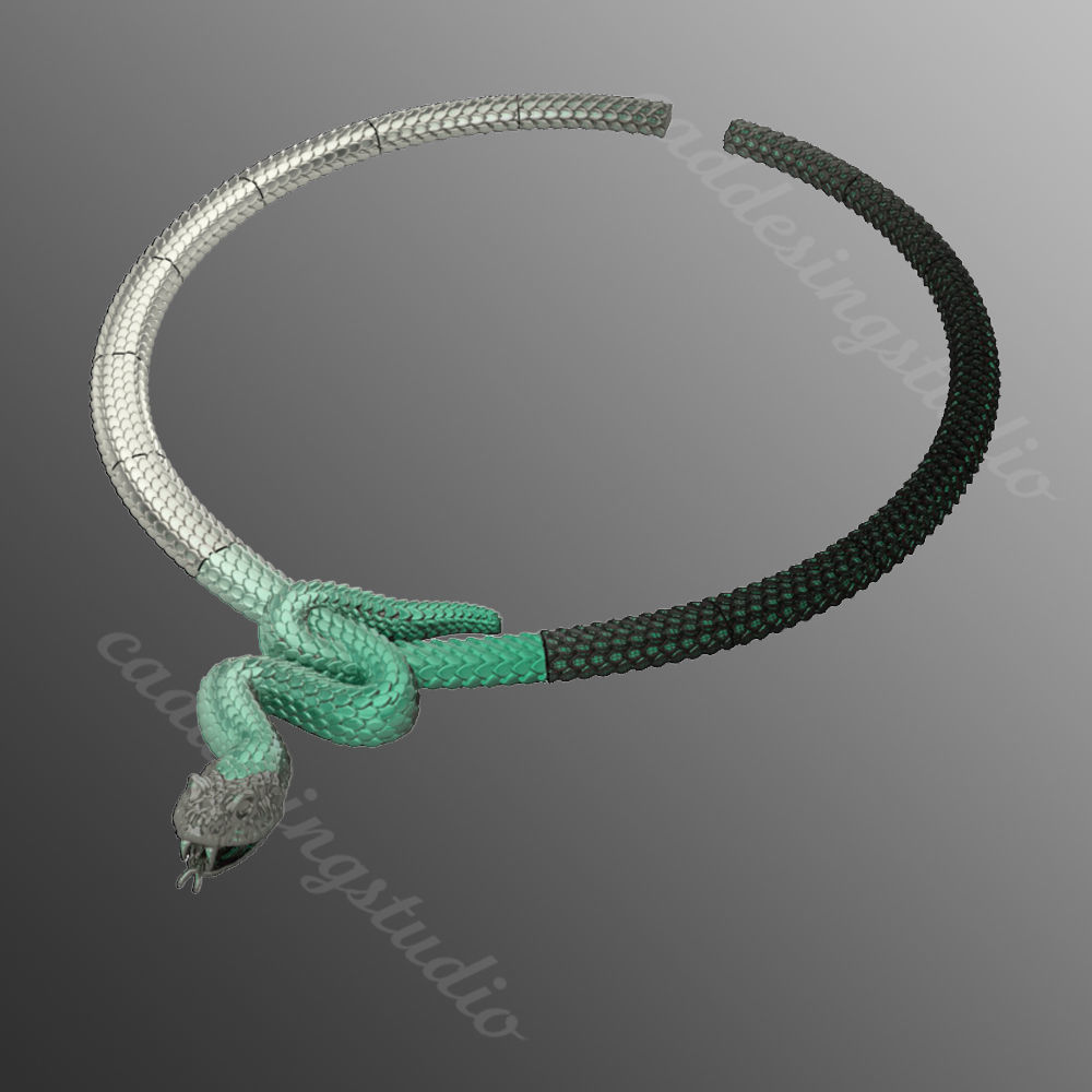  necklace od17 3D print model_1