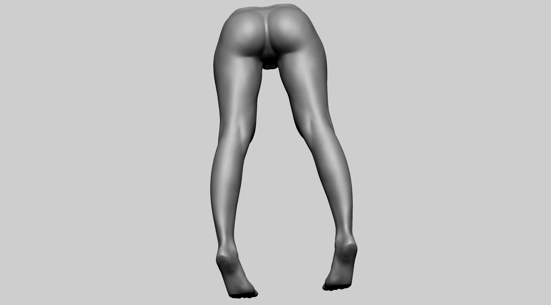 Female Lower Body Printable 3D print model_9