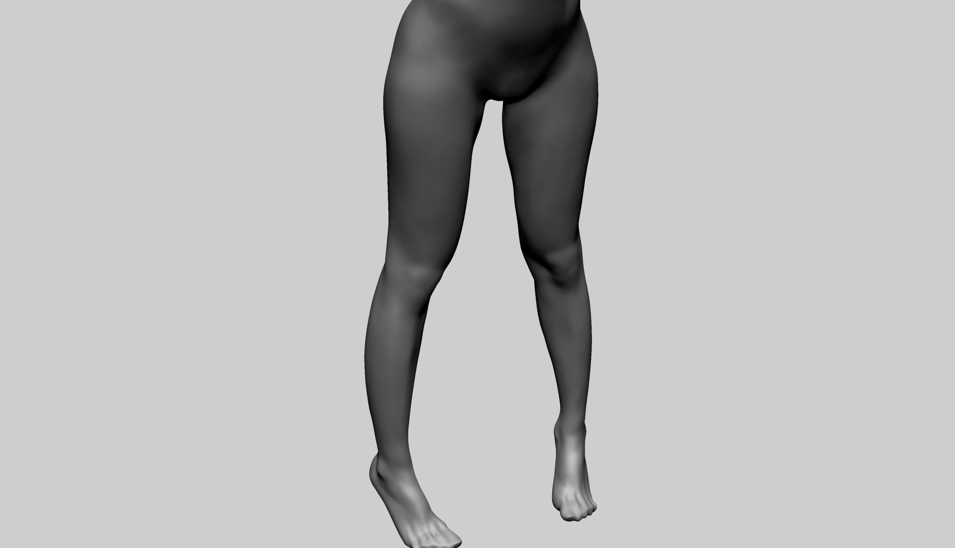 Female Lower Body Printable 3D print model_2