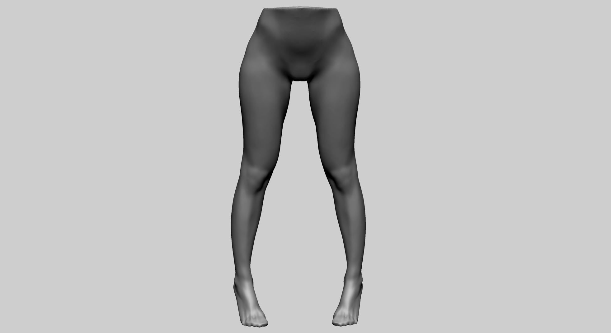 Female Lower Body Printable 3D print model_1