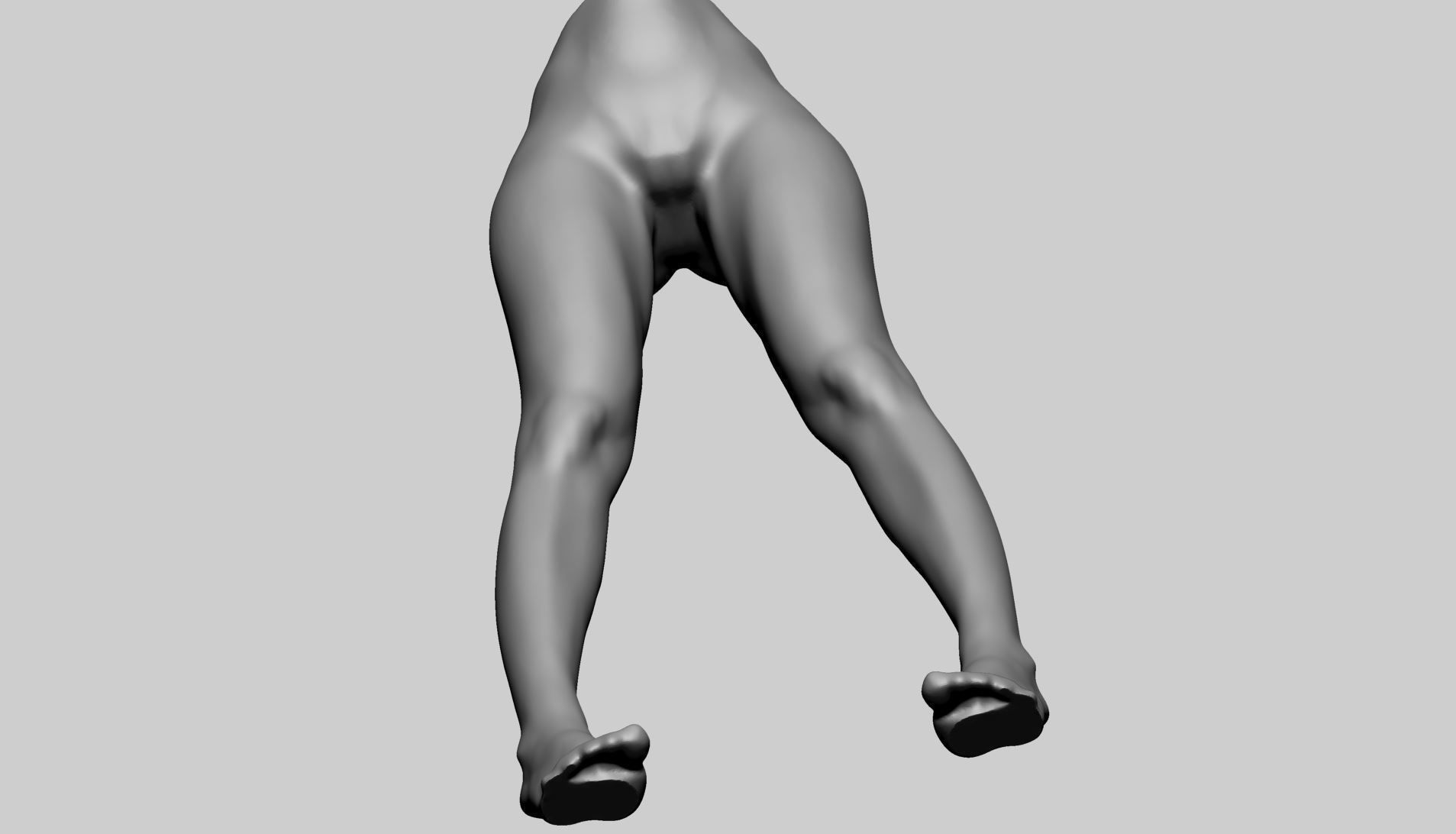 Female Lower Body Printable 3D print model_7