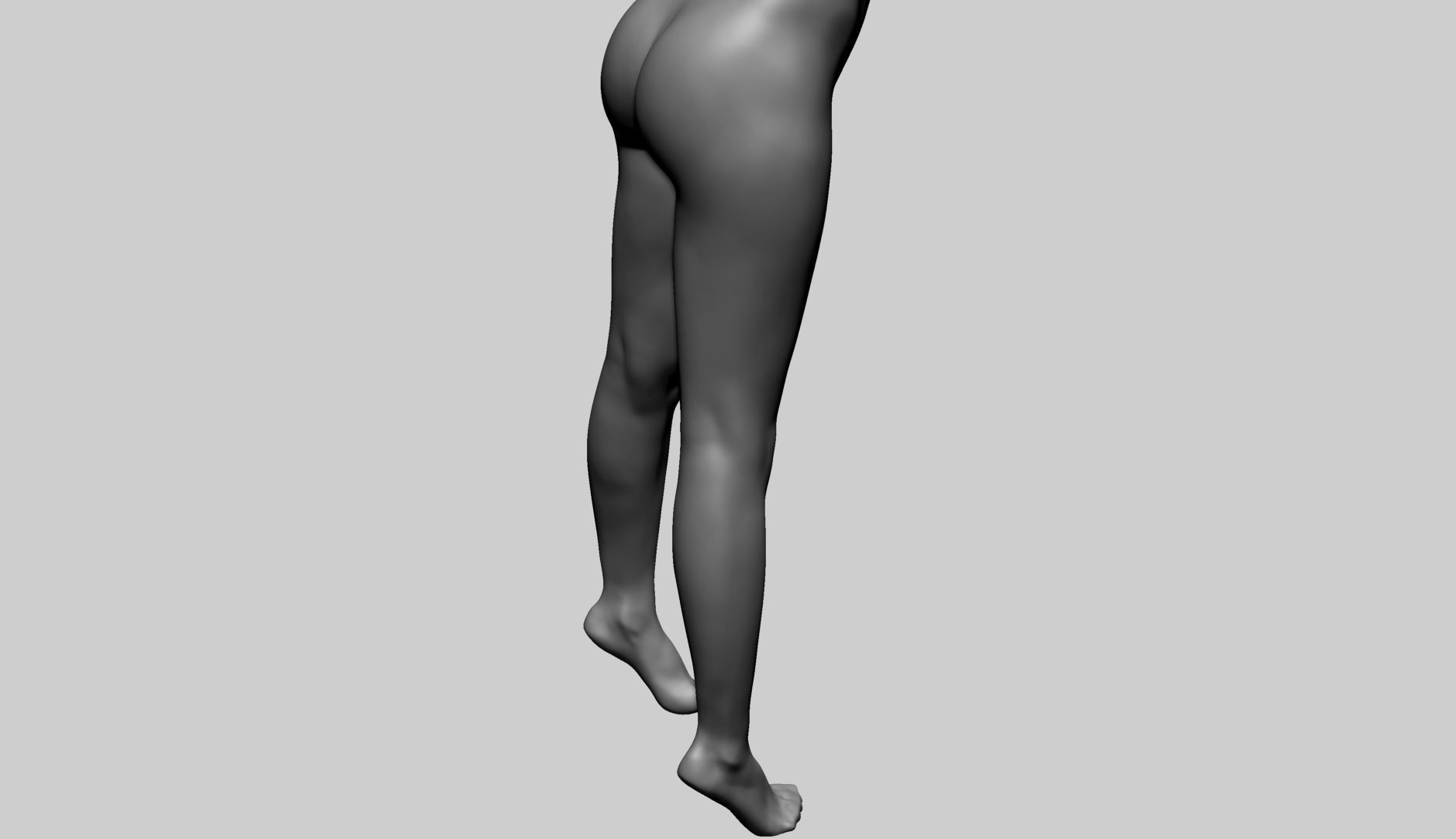 Female Lower Body Printable 3D print model_3