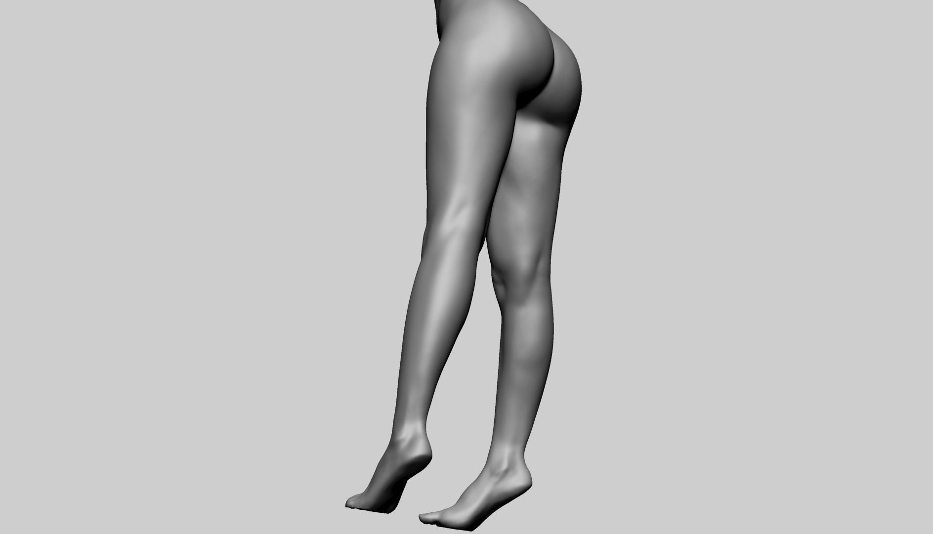 Female Lower Body Printable 3D print model_5