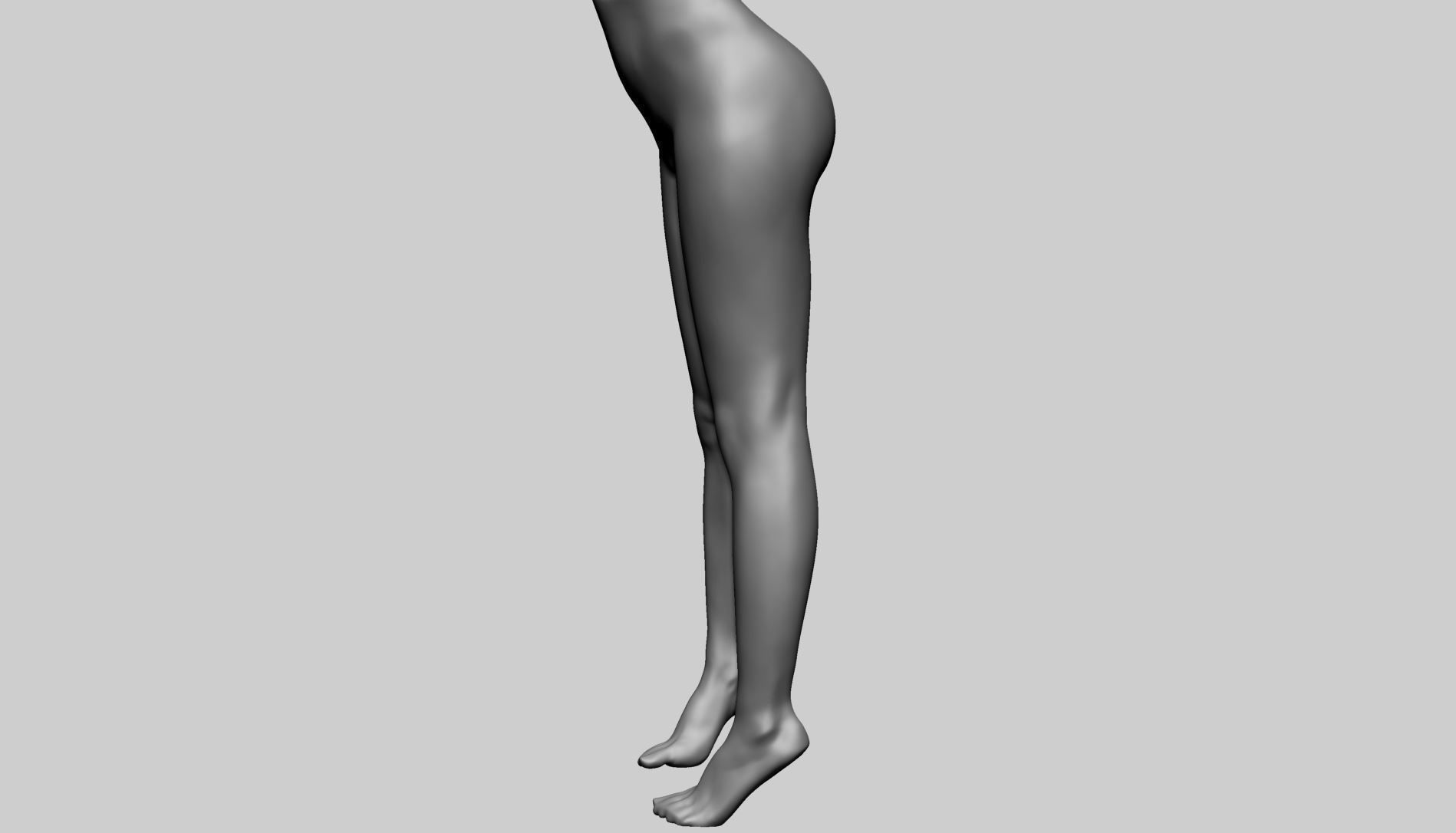 Female Lower Body Printable 3D print model_6