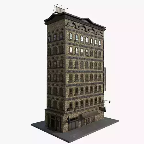 4-10 Old New york buildings Toy store 1930 3D model