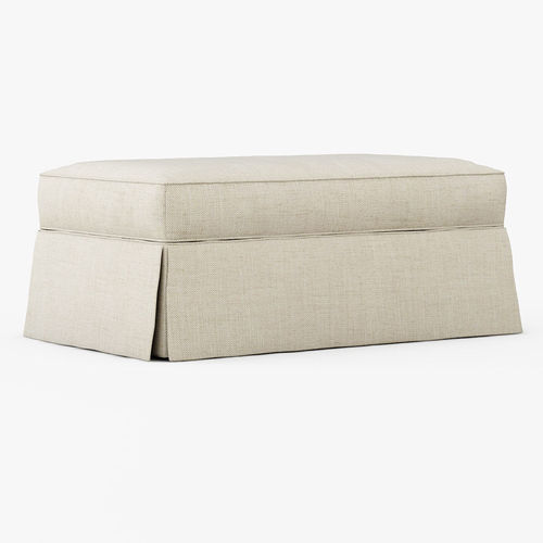 Charlotte III Storage Ottoman 3D model