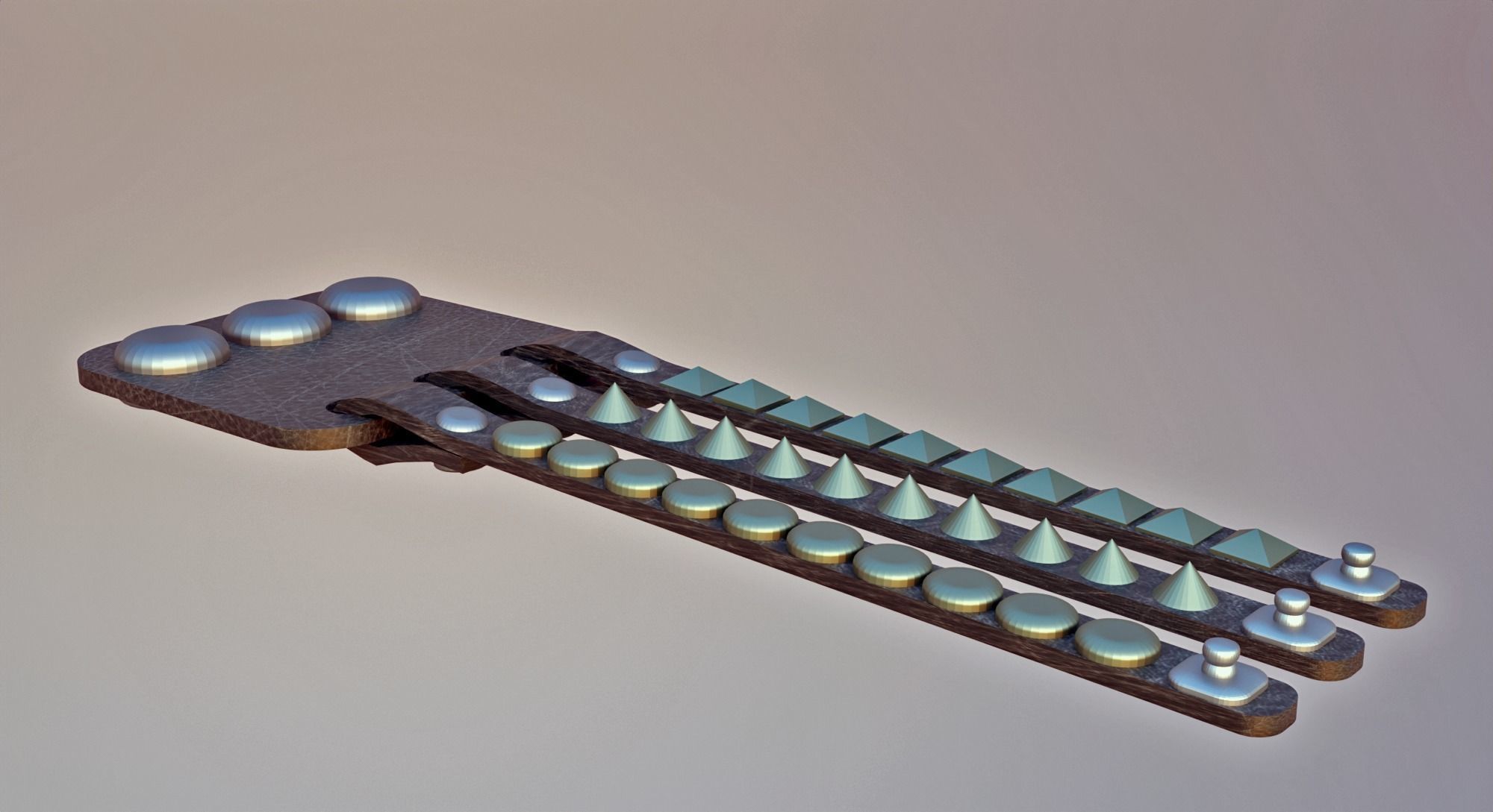 Rock Bracer  3D model_2