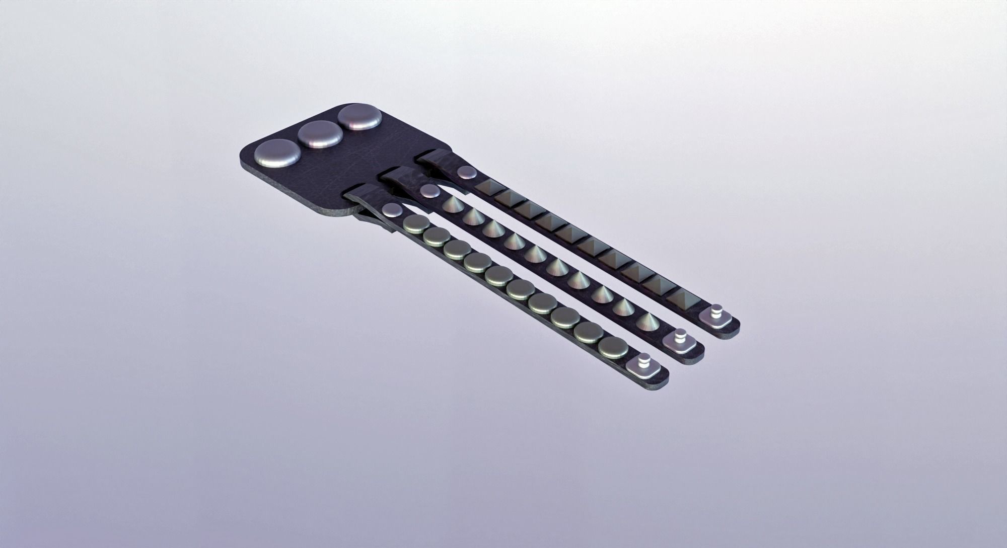 Rock Bracer  3D model_3