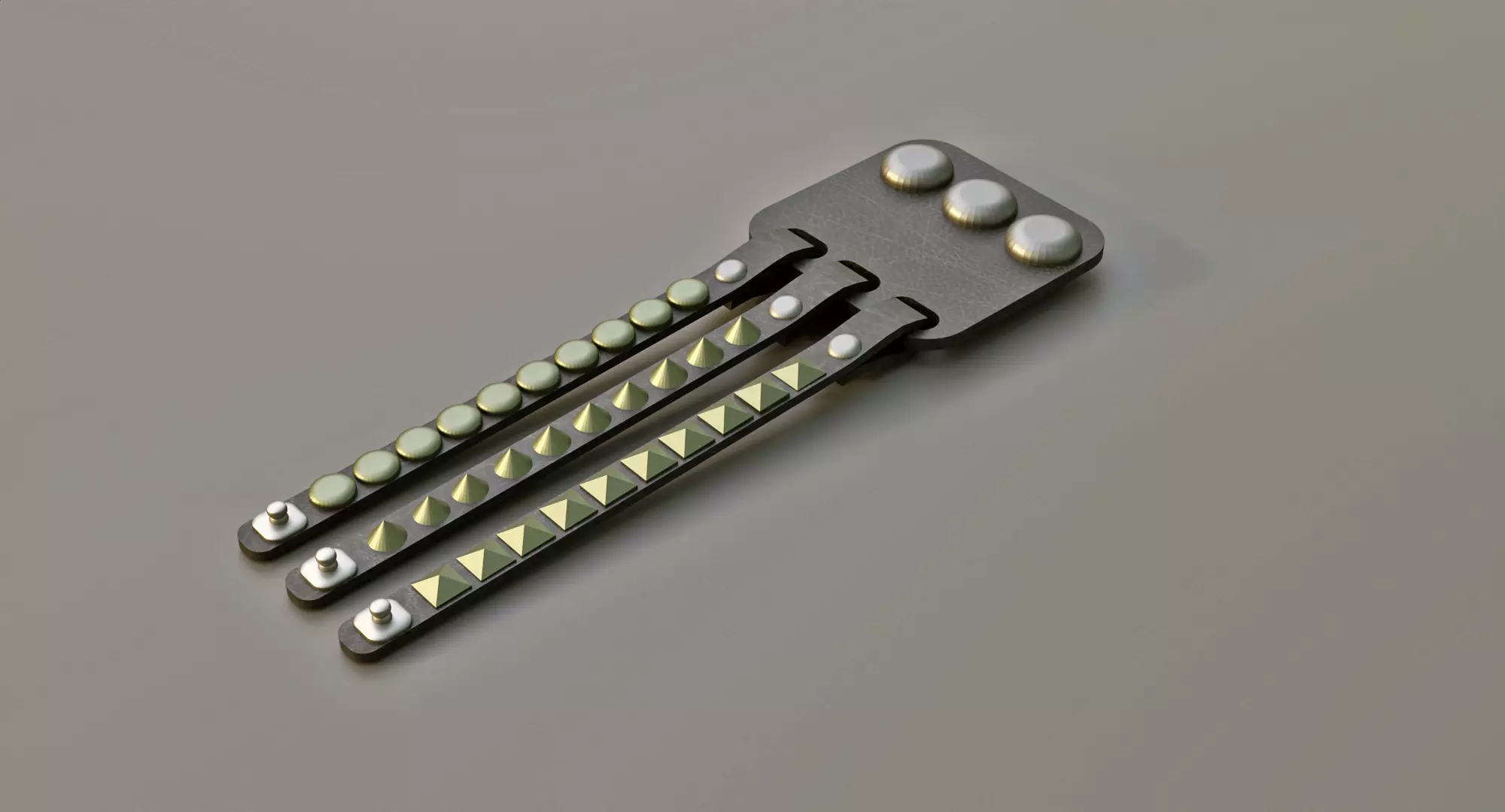 Rock Bracer  3D model_0