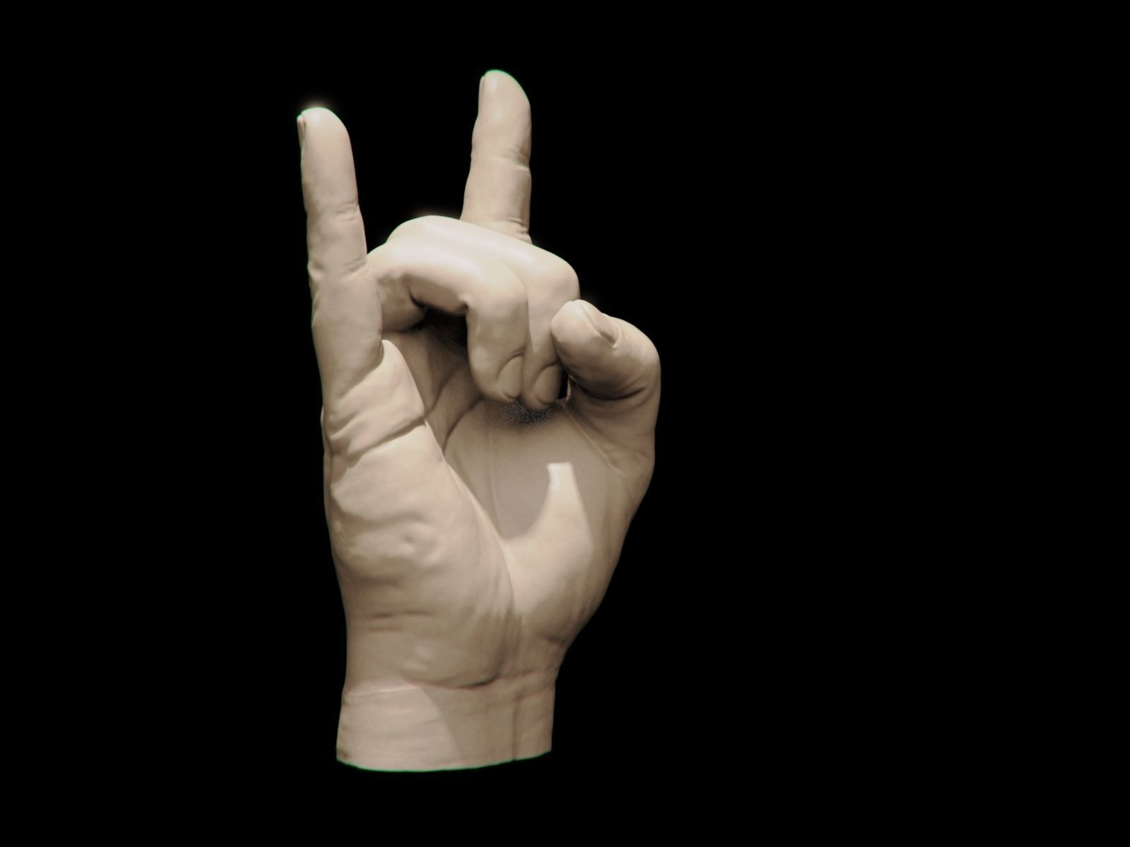 Rock On Pendant 3D print model_2