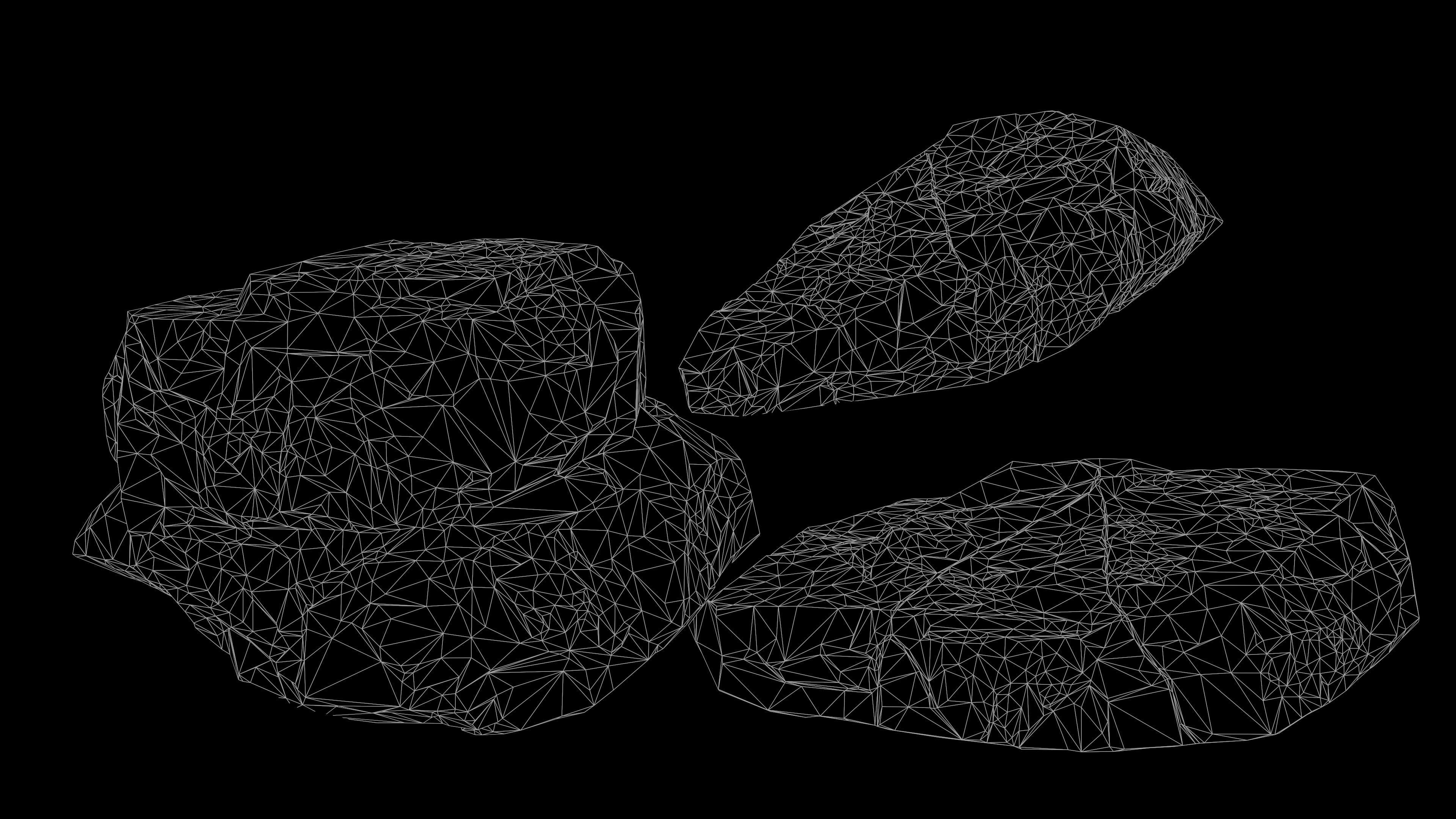 Stlized Rock Model Low-poly 3D model Free low-poly 3D model_3