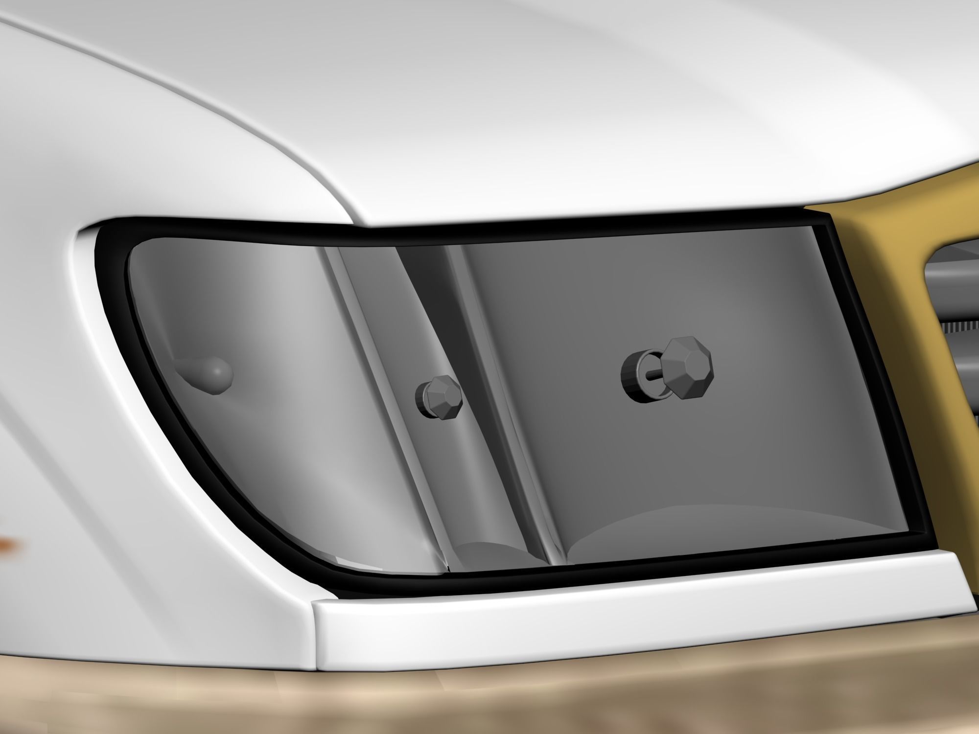 Toyota Land Cruiser J100 GXR 2004 high quality with engine 3D model_8