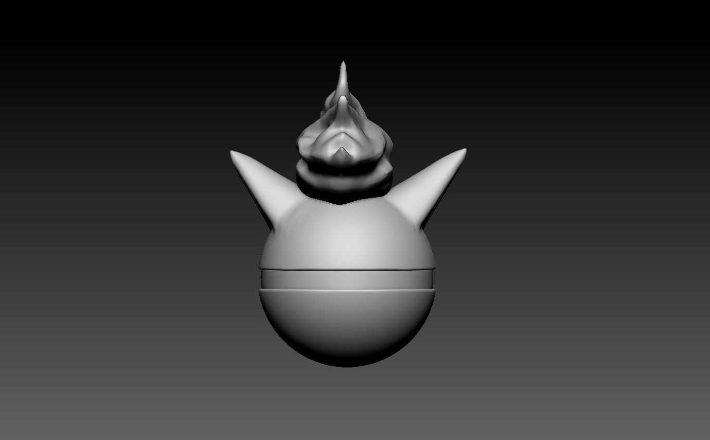 Pokemon Ponyta Pokeball 3D print model_8