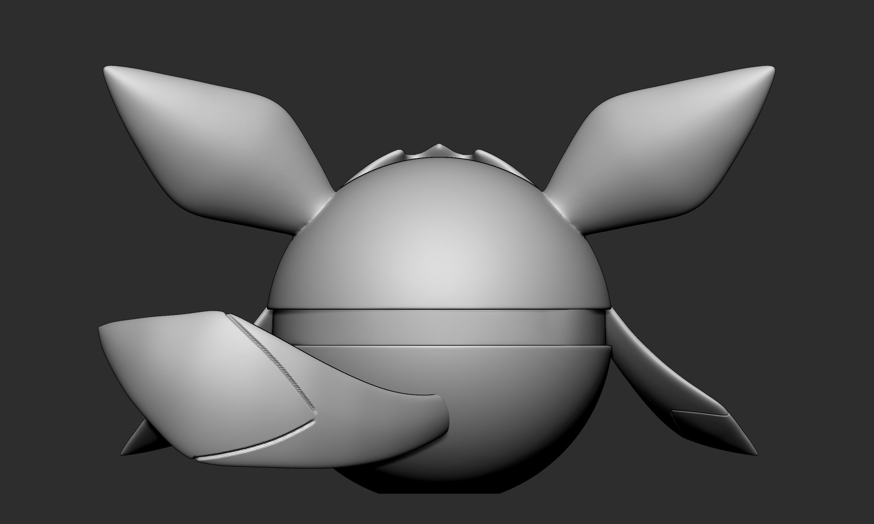 Pokemon Glaceon Pokeball 3D print model_5