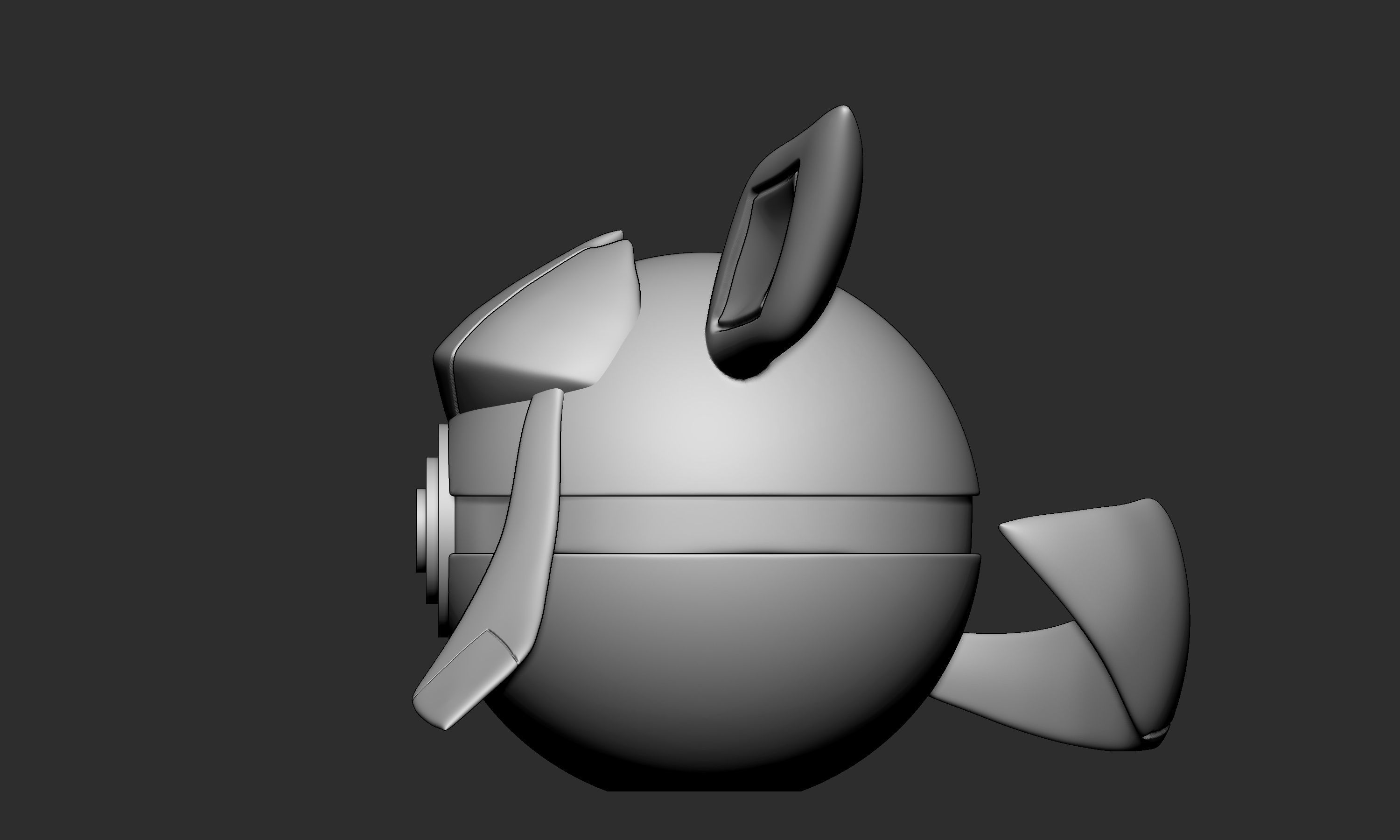 Pokemon Glaceon Pokeball 3D print model_8