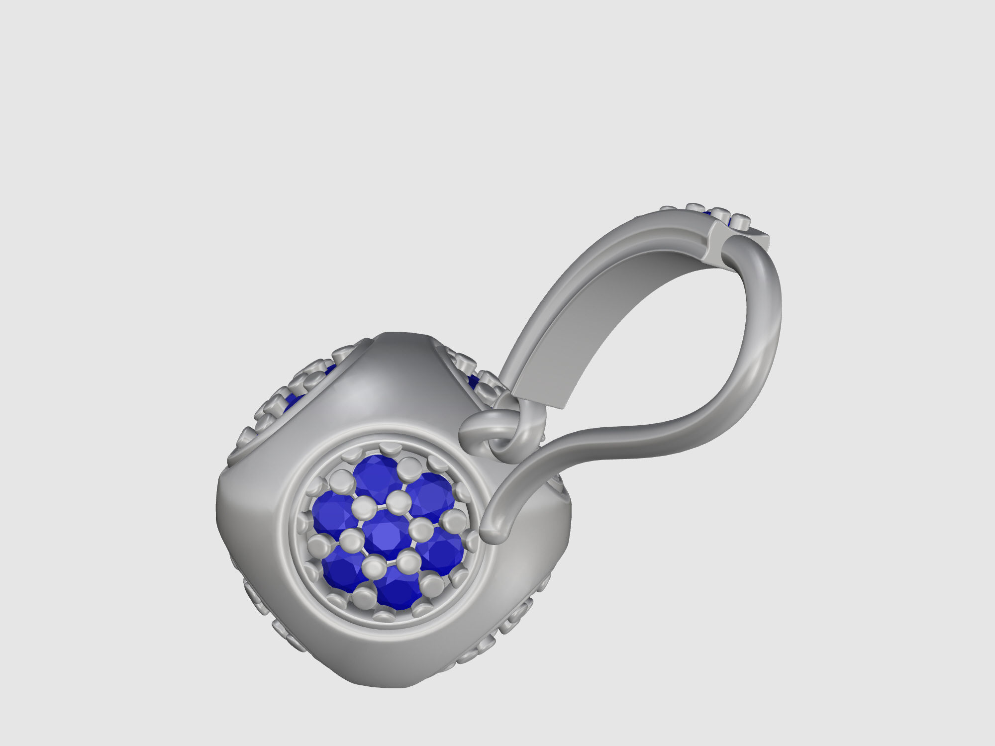 Cube of ball and Half ball Set 3D Model Collection_44