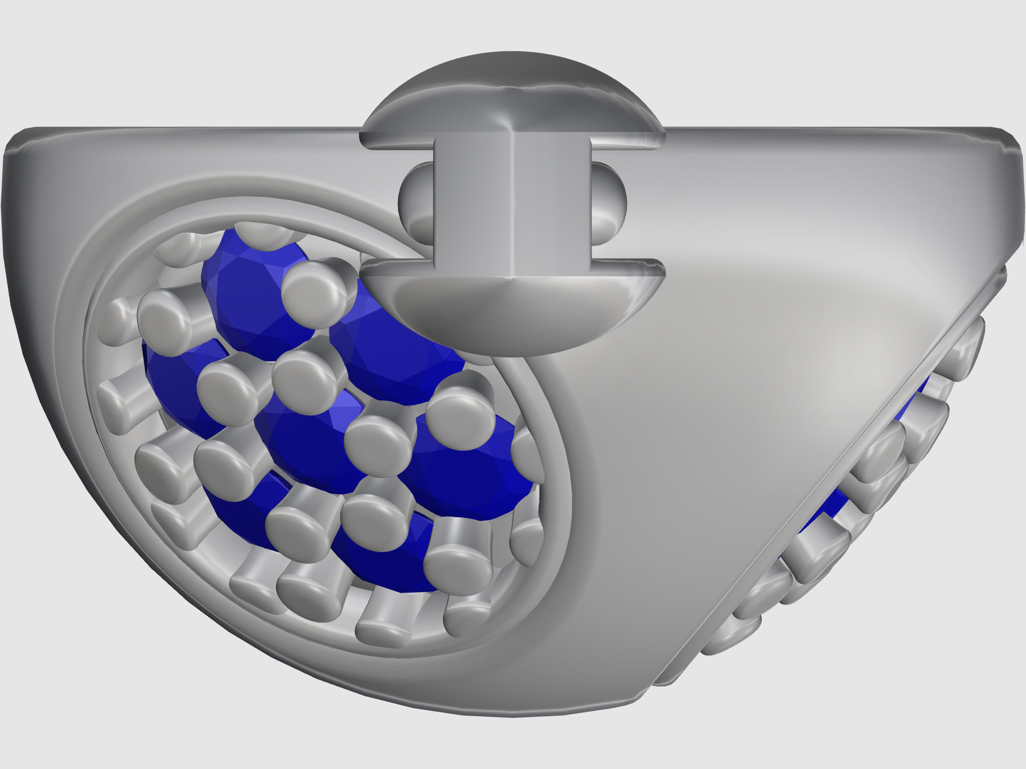 Cube of ball and Half ball Set 3D Model Collection_24