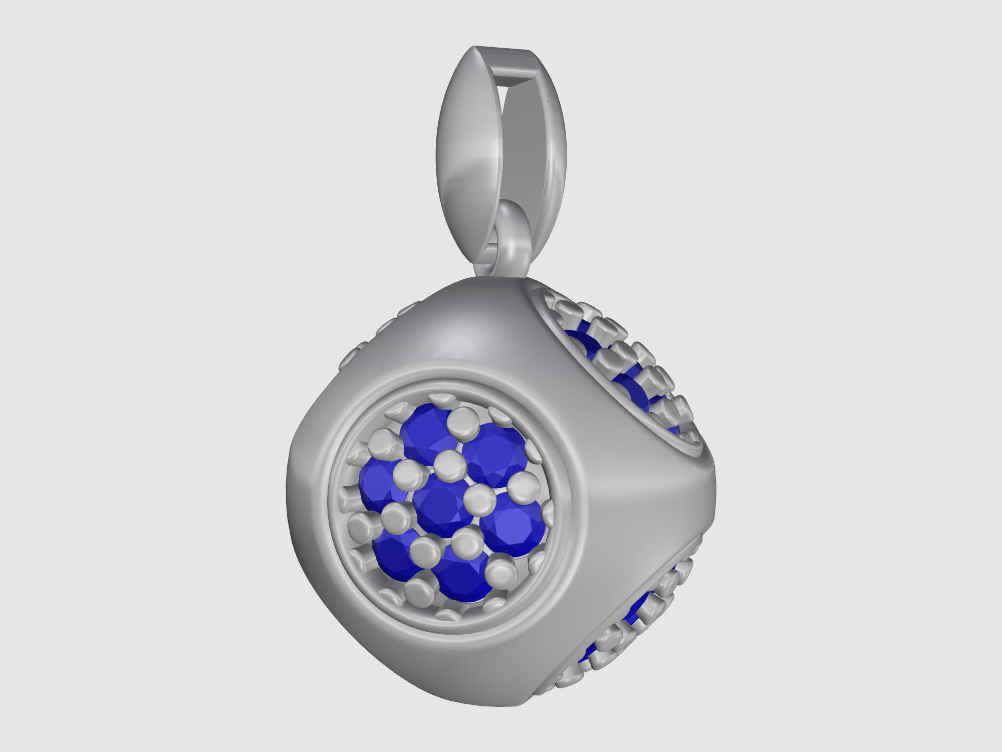 Cube of ball and Half ball Set 3D Model Collection_15