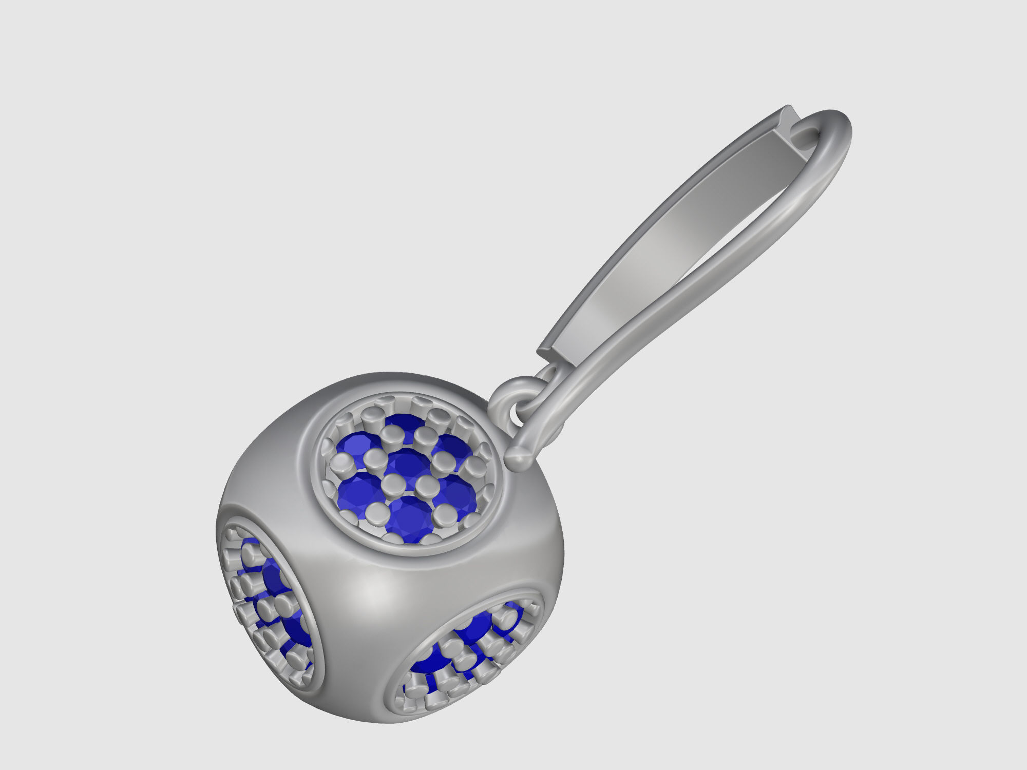 Cube of ball and Half ball Set 3D Model Collection_45