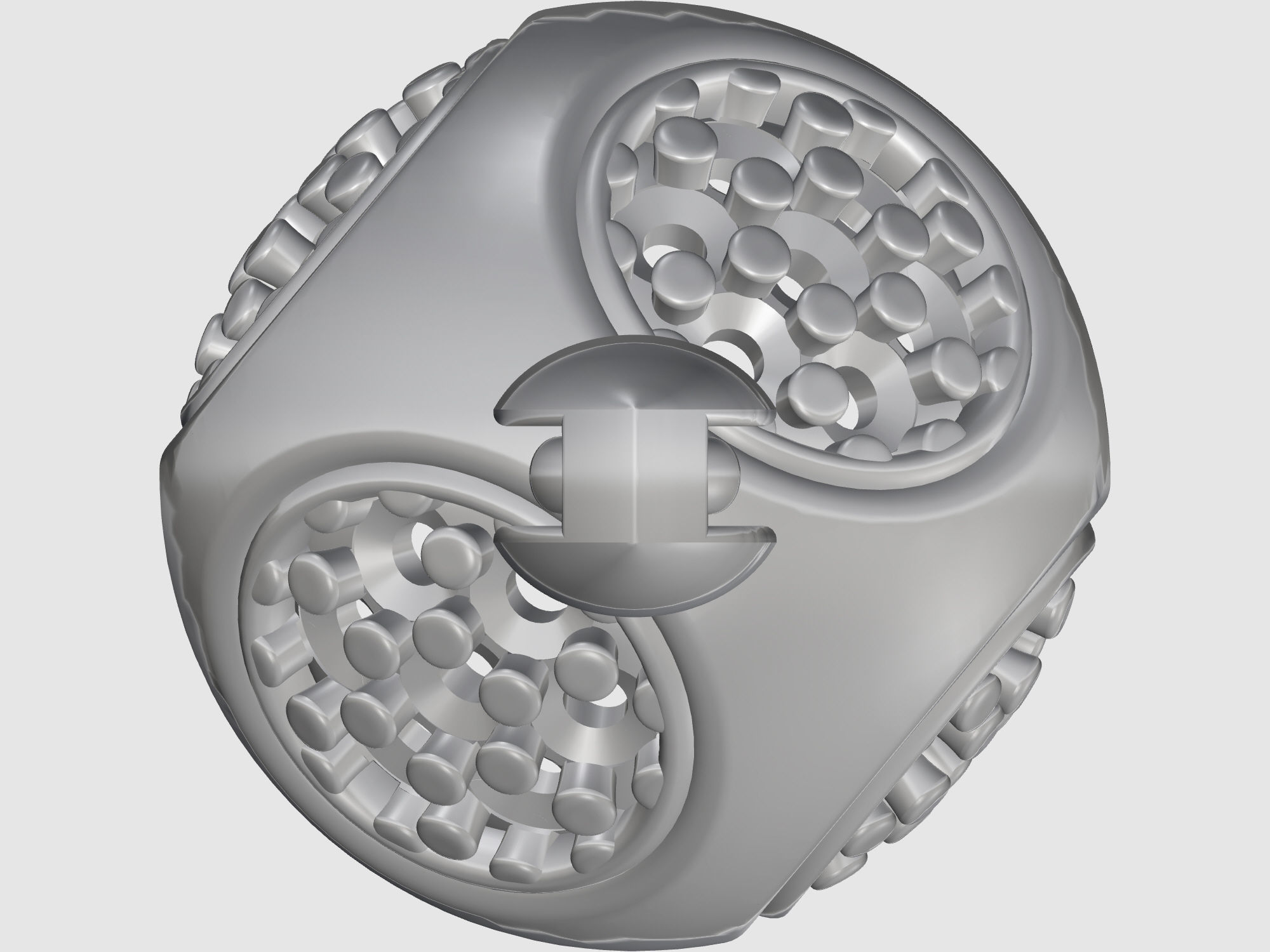 Cube of ball and Half ball Set 3D Model Collection_17