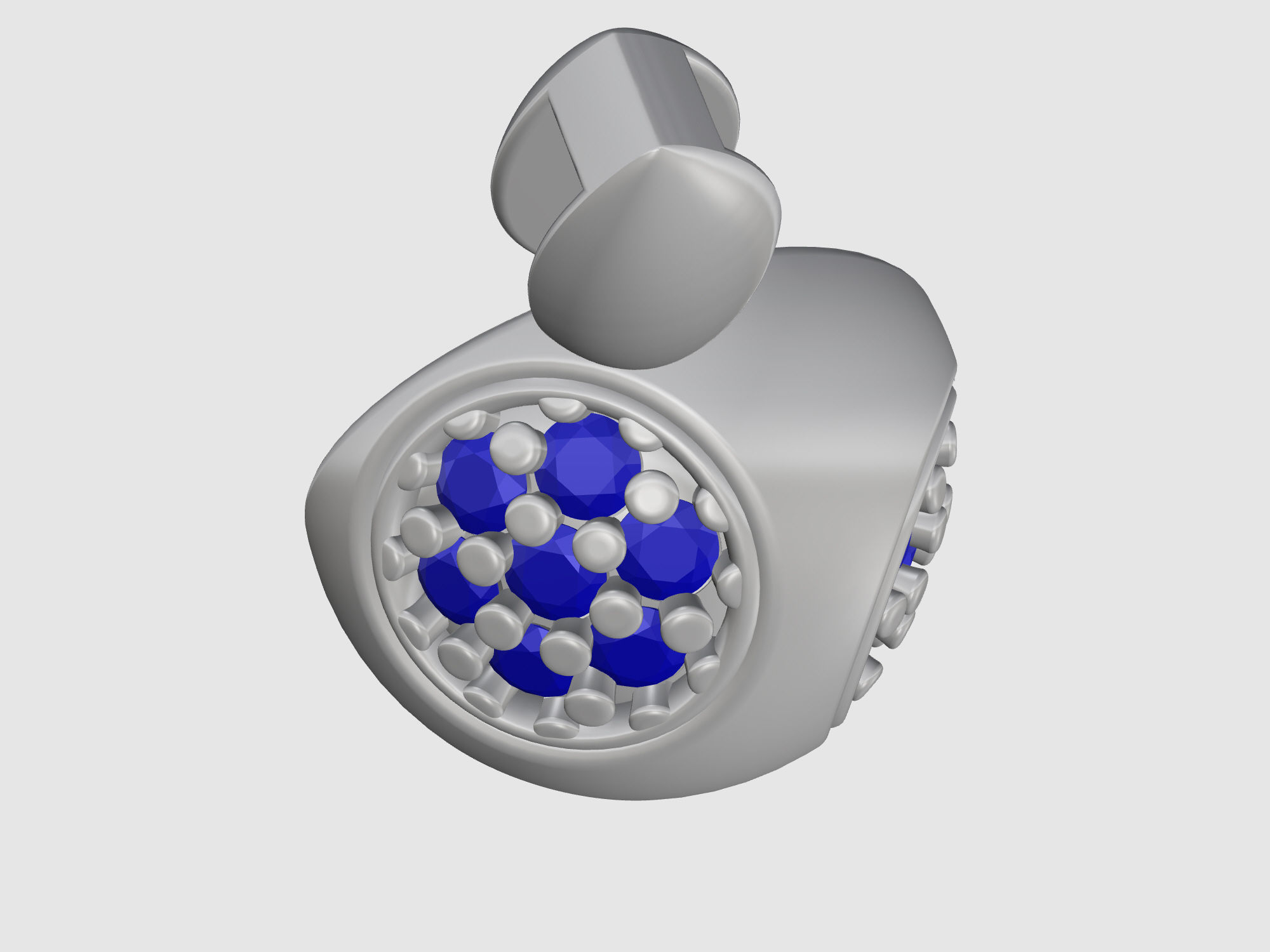 Cube of ball and Half ball Set 3D Model Collection_28