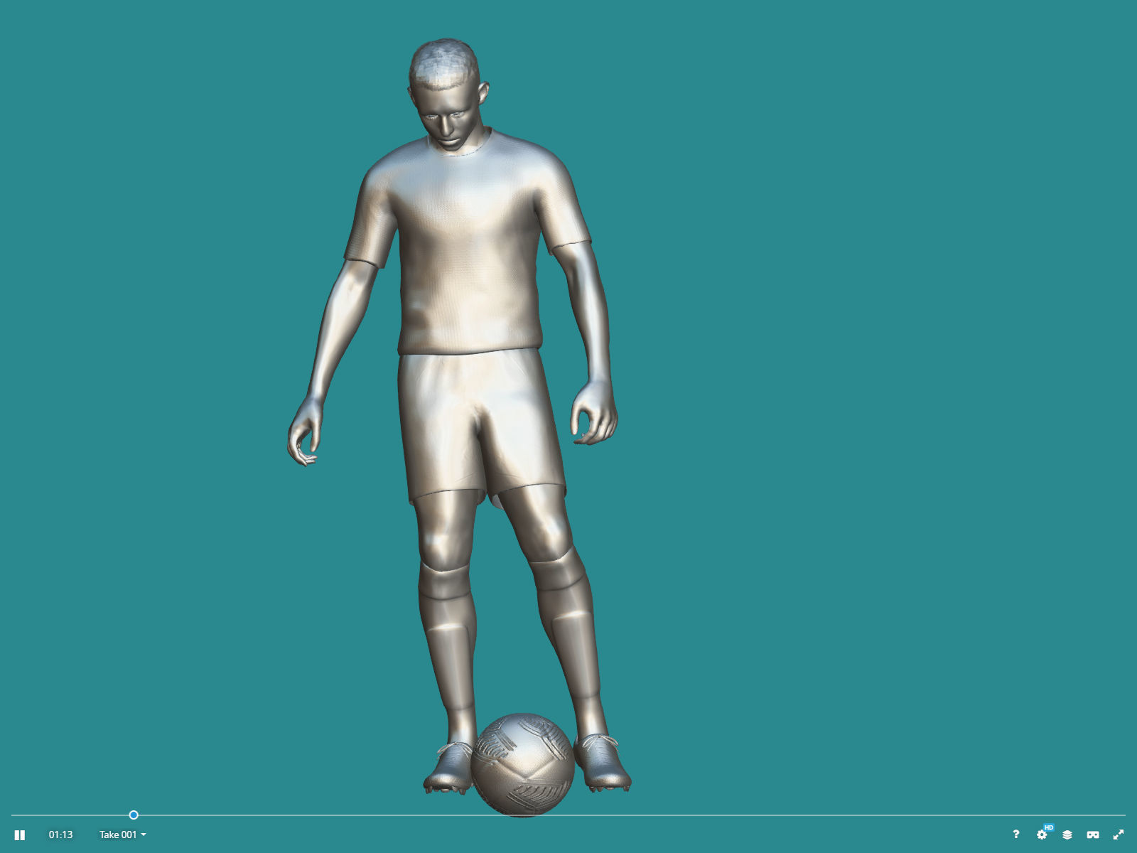 3D Rigged Phil Foden Manchester City  3D model_3