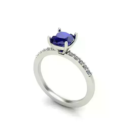 Solitaire Wedding Engagement Women Ring
