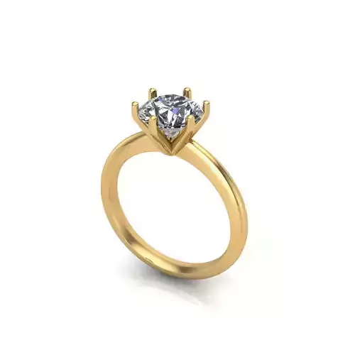 Solitaire Wedding Engagement Women Ring